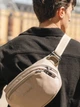 Сумка на пояс тканевая PacSafe V Hip Pack 60141 Бежевая (60141237) - изображение 4