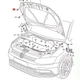 Відбійник капота Audi, Seat, Skoda, Volkswagen - зображення 4