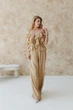 Блузка с воланами короткая ART KNIT карамель, S 045265 - изображение 5