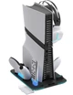 Podstawka chłodząca i ładująca YAXO ICE STORM NE do PS5 Pro/PS5 Slim Techno Black (YGISNECCS01B) - obraz 3