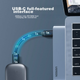 Док-станция расширения UGREEN Type-C, подключаемая напрямую к ноутбукам Apple MacBook Pro/Air, совместима с ноутбуками на базе процессоров M3/M4, конвертер Thunderbolt 4/5, кардридер USB 3.0, порт C. - изображение 3