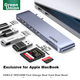 Док-станция расширения UGREEN Type-C, подключаемая напрямую к ноутбукам Apple MacBook Pro/Air, совместима с ноутбуками на базе процессоров M3/M4, конвертер Thunderbolt 4/5, кардридер USB 3.0, порт C. - изображение 1