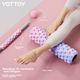 Фитнес-комплект Yottoy с массажным мячом и стойкой для йоги (3 предмета) из пенополиуретана. - изображение 5