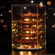 Конструктор Snaen Huanghelou, детский набор для сборки, совместимый с Lego, Particle Architecture, подарок на день рождения и Новый год для мальчиков 6-12 лет. - изображение 4