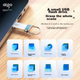 Флеш-накопичувач Aigo 64 ГБ USB 2.0, металевий флеш-накопичувач U210, USB-накопичувач для комп'ютера та офісу - зображення 10