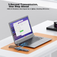 Док-станция расширения Acer Type-C, адаптер USB-C на HDMI для MacBook, компьютеров Huawei, конвертер iPad, док-станция расширения для зеркального отображения экрана 4K, шесть входов с кардридером. - изображение 6