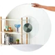 Стол обеденный L&S Lazy Susan круглый, закаленное стекло, поворотная основа, 68 см - изображение 1