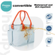 Сумка Xiaoyaxiang Mommy Bag великої місткості через плече, портативна сумка для мами, дитяча, легка, для вагітних, на відкритому повітрі (Yiqiu) - изображение 8
