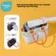 Сумка Xiaoyaxiang Mommy Bag великої місткості через плече, портативна сумка для мами, дитяча, легка, для вагітних, на відкритому повітрі (Yiqiu) - изображение 9
