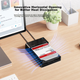 Корпус для жорстких дисків ORICO, горизонтальний, одновідсіковий, USB 3.0, 2,5/3,5 дюйма SATA, для механічних і твердотільних накопичувачів SSD у ноутбуках і настільних комп'ютерах, зовнішній портативний корпус з можливістю читання даних - 6518US3 - зображення 7