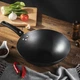Чугунная сковорода-вок MAXCOOK с круглым дном, без покрытия, традиционная, 32 см, для газовой плиты, MCC-142 (отправляется случайным образом). - зображення 8