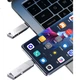Флеш-накопитель Aigo 64 ГБ большой емкости 220 МБ/с USB 3.2 Type-C с двойным интерфейсом для телефонов, планшетов и ноутбуков (U350). Универсальная флешка для бизнеса, офиса и кабинета. Совместима со смартфонами, планшетами и ноутбуками. - изображение 2