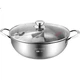 Кастрюля Maxcook MCT963 двусторонняя нержавеющая сталь 304, 32 см - изображение 3
