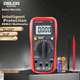 Цифровой мультиметр DELIXI ELECTRIC, защищенный от перегрева ЖК-дисплей с подсветкой, высокоточный мультиметр для домашнего использования, амперметр DEM23 - изображение 4