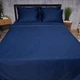 Комплект постельного белья Moon&Star King Size 220x240 см наволочки 2 х 40х60 см Blue Night Corner Сатин Premium (MS-820012670) - изображение 2