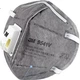 Маска 3M KN95 9541V вугільна від грипу/смогу з клапаном, набір 20 шт - зображення 1