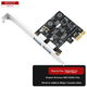 Плата розширення MOGEPCIE на два порти USB 3.0, адаптер PCI-E на USB 3.2 Gen1, незалежний блок живлення для настільного комп'ютера, MC2012 - зображення 4