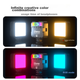 Штатив Ulanzi VL49RGB с магнитным полноцветным заполняющим светом, зажим для телефона, мягкий свет, фонарик для прямых трансляций, подсветка для фотосъемки, подсветка для волос, освещение. - изображение 9