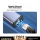 Адаптер-разветвитель UGREEN USB 3.0 на гигабитный Ethernet-порт, сетевой кабель-конвертер для ноутбука, подходит для ноутбуков и настольных компьютеров с разъемом RJ45. - изображение 4
