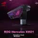 Поддержка видеокарт ASUS ROG XH01 Hercules, совместимость с GPU 4090, Aura Sync, регулировка без инструментов, магнитный индикатор уровня. - изображение 5