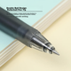 Ручка Uni Mitsubishi Ball UMN-138 с выдвижным стержнем, черная, стильная, 0,38 мм, для подписи, подходит для бизнеса и студентов, набор из 12 ручек с чернилами на водной основе. - изображение 7