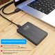 Heijiachong (KINGIDISK) 500GB USB3.0 Portable Hard Drive K Series 2.5-Inch Business Black Stylish Compact And Portable Safe Encryption K500 - изображение 4