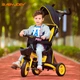 Детский трехколесный велосипед BABYJOEY British, модель TT56S, молниеносно-желтый, для детей от 1 до 5 лет. - зображення 11
