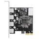 Плата розширення MOGE PCIEx1 - 4 порти USB 2.0, MC2028, чіп MOSCHIPP - зображення 2