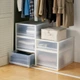 Акриловый ящик/контейнер для хранения MUJI, небольшой, бесцветный, для нижнего белья, различных вещей и игрушек. - изображение 6