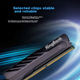 Модуль оперативной памяти KINGBANK 16 ГБ DDR4 3200 для настольных компьютеров, разработанный специально для процессоров Intel, цвет Black Knight. - изображение 8