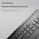 Комплект бездротовий Rapoo 8100GT Wireless/Bluetooth Black - зображення 5