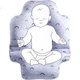 Велика складна ванночка Babycare для дітей 2.0 з килимком для ванни, допоміжне пристосування для купання сидячи або лежачи, синій колір Kalis - зображення 2