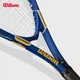 Тенісна ракетка Wilson Beginner з амортизацією, великий циферблат, для студентів коледжів та гравців початкового рівня, тенісна ракетка для одного гравця - зображення 6