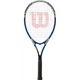 Тенісна ракетка Wilson Beginner з амортизацією, великий циферблат, для студентів коледжів та гравців початкового рівня, тенісна ракетка для одного гравця - зображення 9