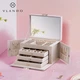 Подарочная коробка VLANDO, подарок на день рождения, маленькая шкатулка для украшений с замком в виде овечки, высококачественная вместительная коробка для хранения, свадебный подарок. - изображение 9