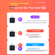 Daqu Smart Takeout Printer Meituan JD Douyin Eleme Taoshangou Seconds Delivery Fully Automatic Order Receipt Bluetooth Wireless Cloud Printer P7 WIFI White - зображення 6