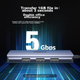 Адаптер UGREEN USB 3.0 — Gigabit Ethernet, док-станция расширения сети, внешний преобразователь кабеля RJ45, сетевой адаптер для настольных и портативных компьютеров. - изображение 4