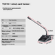 Микрофон конденсаторный Weishu YC610-1 проводной XLR настольный для конференций - изображение 9
