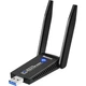 Беспроводной сетевой адаптер Newmine 1300M USB, двухдиапазонный 5G, для настольных и портативных компьютеров, портативный Wi-Fi приемник и передатчик, с внешней двойной антенной, обеспечивающей высокоскоростное покрытие, проникающее сквозь стены. - изображение 2