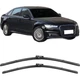Бесшовная щетка стеклоочистителя Ouji для Audi A6L [модели 2012-2018], оригинальная заводская щетка, высококачественная резиновая полоса. - изображение 2
