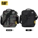 Сумка CAT Crossbody, легка сумка через плече, сумка для активного відпочинку, сумка-мессенджер для планшета iPad 11 дюймів, подарунок для чоловіків та жінок, чорна, 83367 - изображение 11