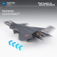 Модель истребителя J-20 Исюаньваньцзю из сплава, реалистичная модель военного боевого самолета, авиационная модель самолета, украшение, детская игрушка, подарок. - изображение 10