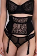 Пояс для чулок Brabrabra 44(M) Чорний (85563) - изображение 1