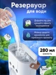 Портативний міні кондиціонер вентилятор настільний акумуляторний від юсб з зволоженням повітря та охолодженням охолоджувач usb з підсвічуванням та пультом автоповоротом зволожувач повітря з кольоровою LED підсвіткою RGB 280мл акумулятор 2500mAh - зображення 5