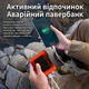 Вентилятор портативный POPERFAN 3в1 с фонариком и повербанком 10000 мАч USB/Type C выходы и крепления на пояс Оранжевый - изображение 3