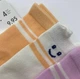 Шкарпетки дитячі 4 пари Migros - розмір 19-22 (9-18 міс) Білий Бузковий Помаранчевий - изображение 5