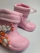 Гумові чоботи для дівчинки Apawwa 387 J pink рожеві р.25-14 см - зображення 3