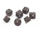 Ігровий набір кубиків для гри «Підземелля і Дракони» (ДнД) Asixsix гральні кістки / дайси для настільної гри Dungeons & Dragons (DnD), сірий з червоним - зображення 4