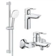 Набiр змiшувачiв Grohe BauLoop New 3 в 1 для ванни (UA123215M1) - зображення 1