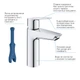 Grohe QuickFix Start Однорычажный смеситель для раковины M-Size (23746002) - изображение 7